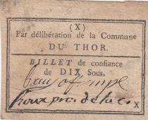 France 10 sous - Vaucluse - Le Thor - 1792