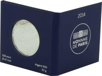 France 100 Euros Rooster 1st Type - 2014 - Silver - BU