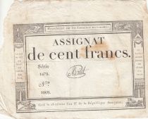 France 100 Francs - 18 Nivose An III - (07.01.1795) - Sign. Boitet - Serial 1479