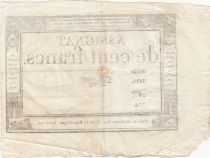 France 100 Francs - 18 Nivose An III - (07.01.1795) - Sign. Dehogues - Serial 3932