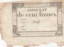 France 100 Francs - 18 Nivose An III - (07.01.1795) - Sign. Edouard - Série 5255