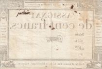 France 100 Francs - 18 Nivose An III - (07.01.1795) - Sign. Gautry - Serial 2331