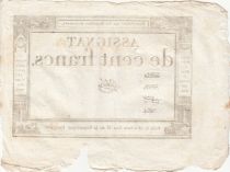 France 100 Francs - 18 Nivose An III - (07.01.1795) - Sign. Gibier - Serial 2849