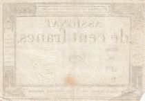 France 100 Francs - 18 Nivose An III - (07.01.1795) - Sign. Godet - Serial 406