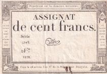 France 100 Francs - 18 Nivose An III - (07.01.1795) - Sign. Guyot - Serial 5243