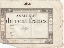 France 100 Francs - 18 Nivose An III - (07.01.1795) - Sign. Lassia - Serial 1611