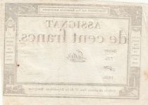 France 100 Francs - 18 Nivose An III - (07.01.1795) - Sign. Lassia - Serial 729