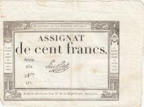 France 100 Francs - 18 Nivose An III - (07.01.1795) - Sign. Le noble  - Série 532