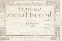 France 100 Francs - 18 Nivose An III - (07.01.1795) - Sign. Le Noble - Série 2632