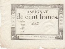 France 100 Francs - 18 Nivose An III - (07.01.1795) - Sign. Lenoir - Serial 5519