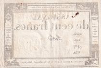 France 100 Francs - 18 Nivose An III - (07.01.1795) - Sign. Lenoir - Serial 640 - P.78