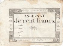 France 100 Francs - 18 Nivose An III - (07.01.1795) - Sign. Malter - Serial 1611