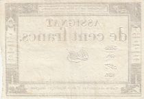 France 100 Francs - 18 Nivose An III - (07.01.1795) - Sign. Masse - Serial 859