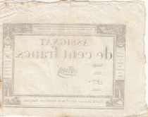 France 100 Francs - 18 Nivose An III - (07.01.1795) - Sign. Masse - Série859