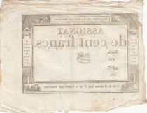 France 100 Francs - 18 Nivose An III - (07.01.1795) - Sign. Moret - Série 425