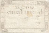 France 100 Francs - 18 Nivose An III - (07.01.1795) - Sign. Perrin  - Serial 1526