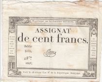 France 100 Francs - 18 Nivose An III - (07.01.1795) - Sign. Pierre - Série 3122