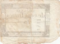 France 100 Francs - 18 Nivose An III - (07.01.1795) - Sign. Saxy - Serial 1350