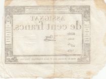 France 100 Francs - 18 Nivose An III - (07.01.1795) - Sign. Saxy - Série 3420