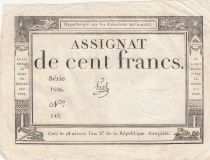 France 100 Francs - 18 Nivose An III - (07.01.1795) - Sign. Vial - Serial 1526