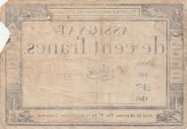 France 100 francs - 18 Nivose An III - 1794 - Sign. Bouly - Serial 916