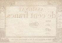 France 100 francs - 18 Nivose An III - 1794 - Sign. Chibout - Serial 5039