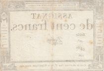 France 100 francs - 18 Nivose An III - 1794 - Sign. De Caen - Serial 467