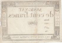 France 100 francs - 18 Nivose An III - 1794 - Sign. Gautry - Série 1893