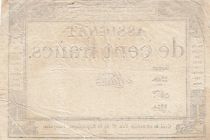 France 100 francs - 18 Nivose An III - 1794 - Sign. Mane - Série 3748