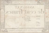 France 100 francs - 18 Nivose An III - 1794 - Sign. Taizy - Serial 1719