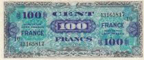 France 100 Francs - Allied Military Currency - 1944 - Serial 10