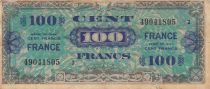 France 100 Francs - Allied Military Currency - 1944 - Serial 2