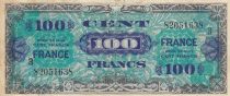 France 100 Francs - Allied Military Currency - 1944 - Serial 3 - P.123