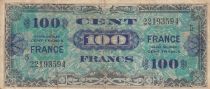 France 100 Francs - Allied Military Currency - 1944 - Serial 5 - Num 22193594