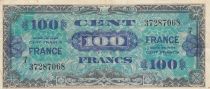 France 100 Francs - Allied Military Currency - 1944 - Serial 7 - Num 37287068