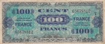 France 100 Francs - Allied Military Currency - 1944 - Serial 7