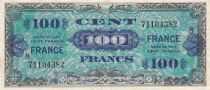 France 100 Francs - Allied Military Currency - 1944 - Serial 8 - Num um 71104382