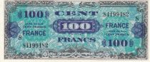 France 100 Francs - Allied Military Currency - 1944 - Serial 8