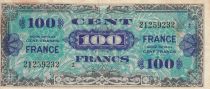 France 100 Francs - Allied Military Currency - 1944 - Serial Small 2 - Num 21259232