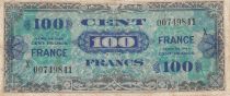 France 100 Francs - Allied Military Currency - 1944 - Serial X