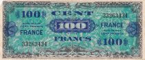 France 100 Francs - Allied Military Currency - 1944 - Without Serial