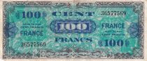 France 100 Francs - Allied Military Currency - 1945 - Without Serial