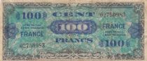 France 100 Francs - American printing - 1944 - without serial - Num 2750983