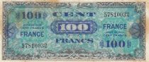 France 100 Francs - American printing - 1944 - without serial - Num 57810032