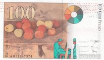 France 100 Francs - Cezanne - 1997 - Serial A011