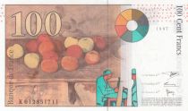 France 100 Francs - Cezanne - 1997 - Serial K012