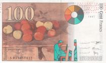 France 100 Francs - Cezanne - 1997 - Serial S035