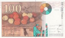 France 100 Francs - Cezanne - 1998 - Serial P