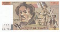 France 100 Francs - Delacroix - 1985 - Serial J.93