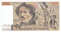 France 100 Francs - Delacroix - 1987 - Serial P.127